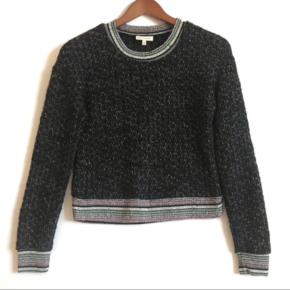 Multicolored Thread Crop Sweater Size S - Picture 3 of 8